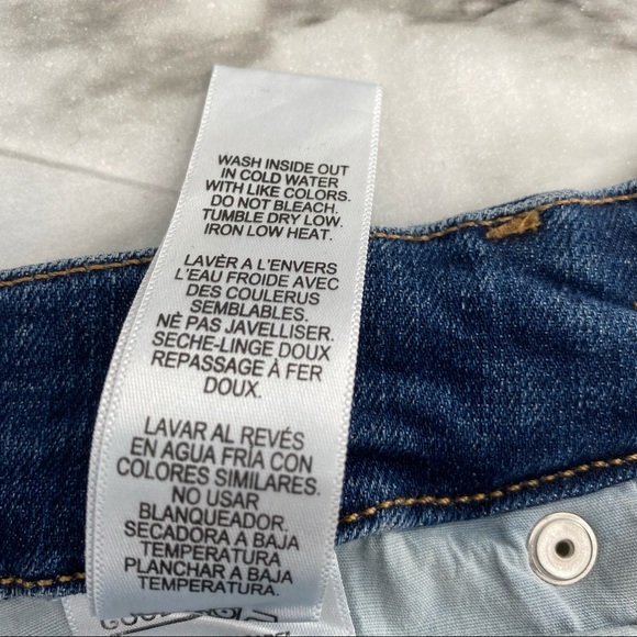 Good American NWT Good Legs Extreme Stiletto Blue Stretch Denim Jeans 0 25 New - Picture 10 of 12